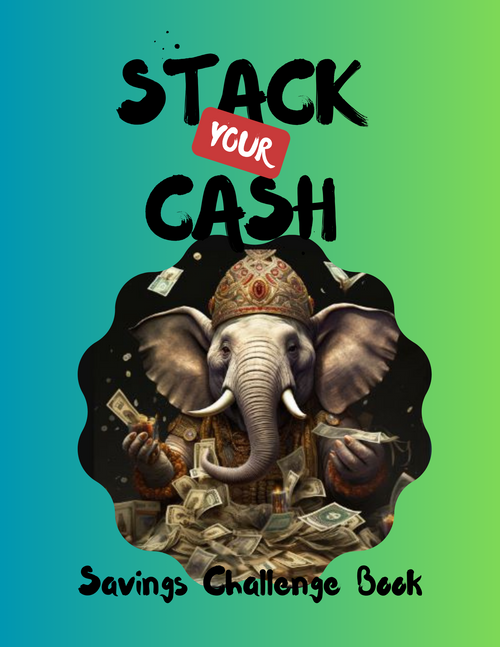 STACK YOUR CASH CHALLENGE SAVINGS BOOK